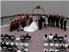 Outdoor wedding on amphitheater 