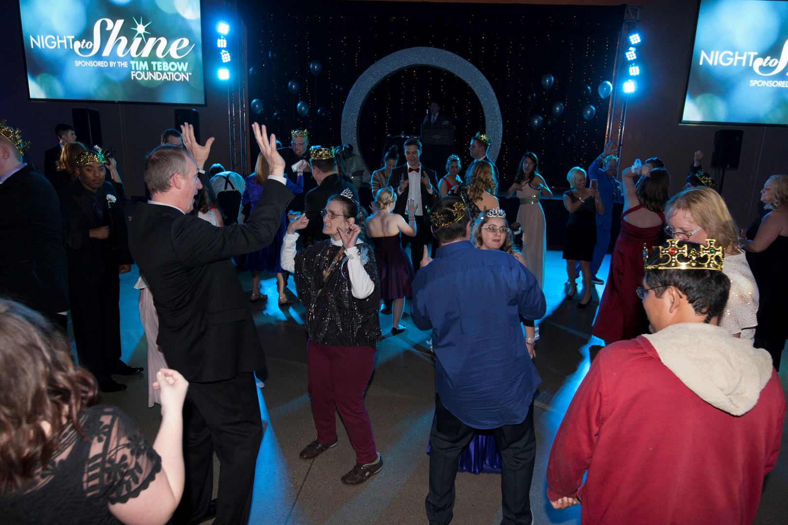 Night to Shine dance party (Hall A & B)